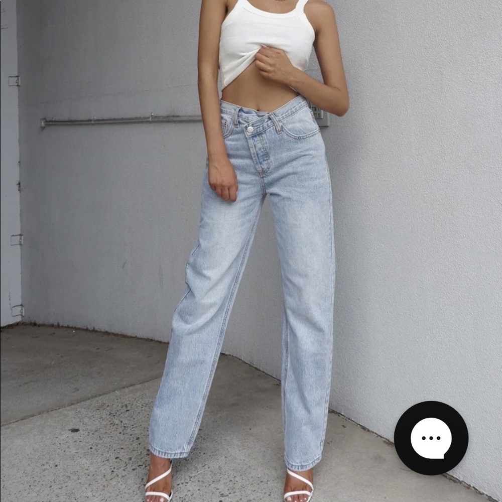 Holly asymmetric jeans
